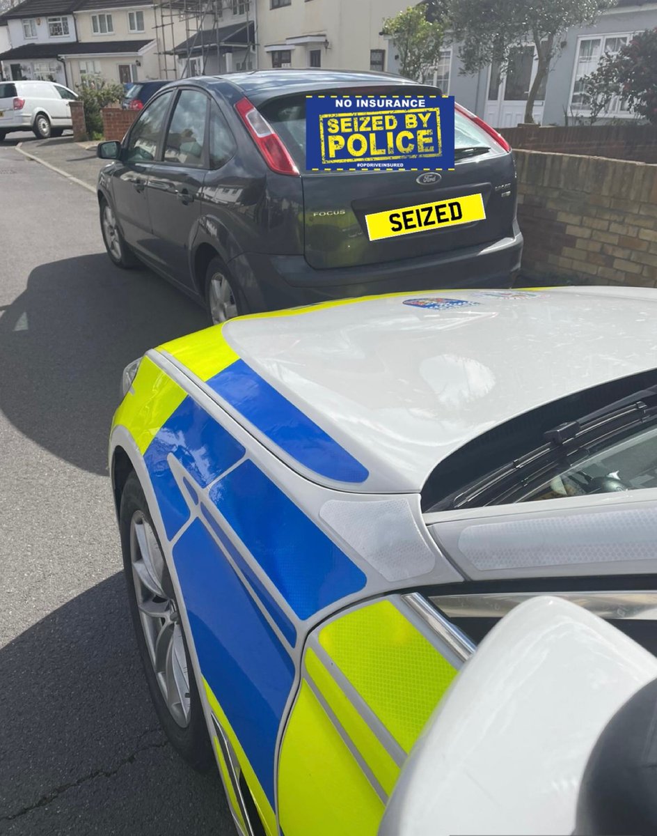 tvprp's tweet photo. #XRT04 - ANPR activation for a vehicle on possible cloned plates in #Slough. Vehicle sighted, stopped and confirmed on false plates. Driver was hiding identity as he is disqualified and has no insurance.

Vehicle seized, driver reported

#TVPRPU #TTCshift #P1553 #P7788 

#P1879 https://t.co/kNCMwyS417