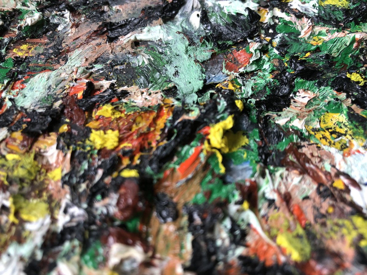 I’ve been working on this 1 for awhile. 

Oil on canvas panel

#art #abstract #painting #oilpainting #abstractart #newart #wallart #brightcolors #newpainting #originalart #originalpainting #artist #artistsontwitter #contemporaryart #modernart #fineart #artstudio