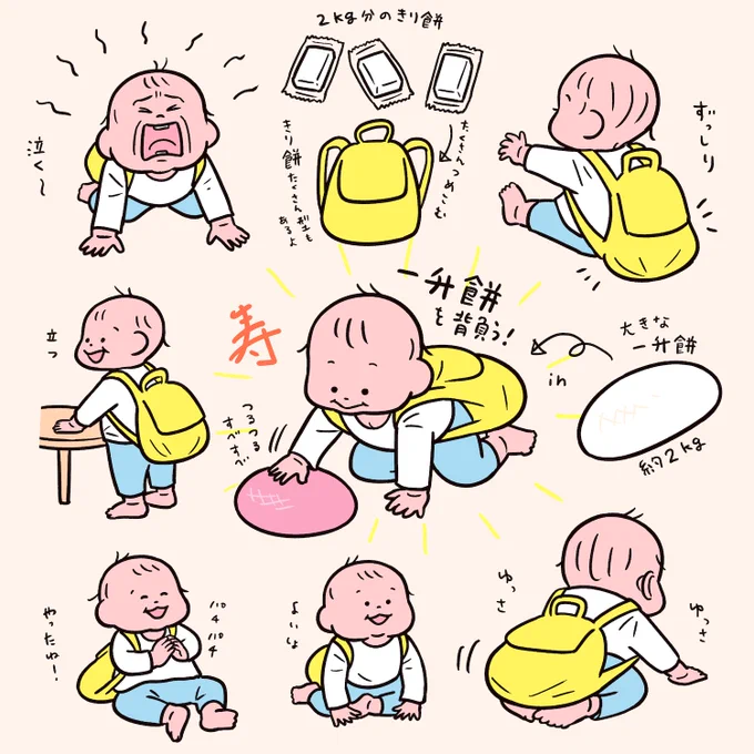人生1年分👶その2〜一升餅編〜 