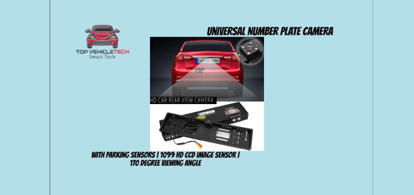 TopVehicleTech's tweet photo. The CAM-NUMBERPLATE is a universal number plate camera that can handle any standard plate size (550mm x 140mm). The camera has a 976x496 pix resolution and a powerful 1099 HD CCD sensor. The system is rated IP68, which means it can withstand any type of weather. #topvehicletech https://t.co/Nnv6co5JUk