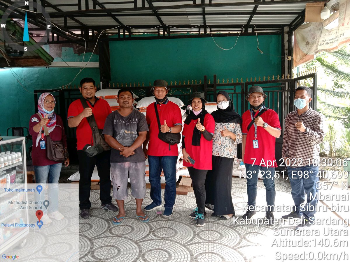 NKabinawati's tweet photo. Rabu&amp;Kamis, 06-07 April 2022, Nurul Kabinawati, melakukan pendampingan pendidikan Profil Bisnis BSDP BRI bagi Mantri BRI se Sumatera Utara yg diselenggarakan oleh BRI dan IPB di lokasi binaan. 
#biru2
#GiatLuhkanSatminkalBP3
@puslatluhkp https://t.co/Z6XnhJlKve