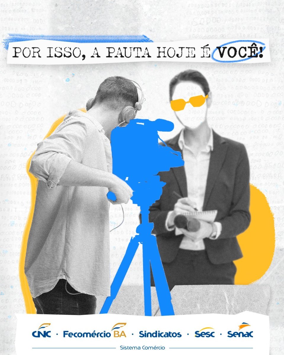 Uma homenagem do Sistema Fecomércio-BA, Sesc e Senac aos comunicadores essenciais da nossa história.
.
.
.
#fecomercioba #sesc #senac #diadojornalista #veracidade #informacao #salvador