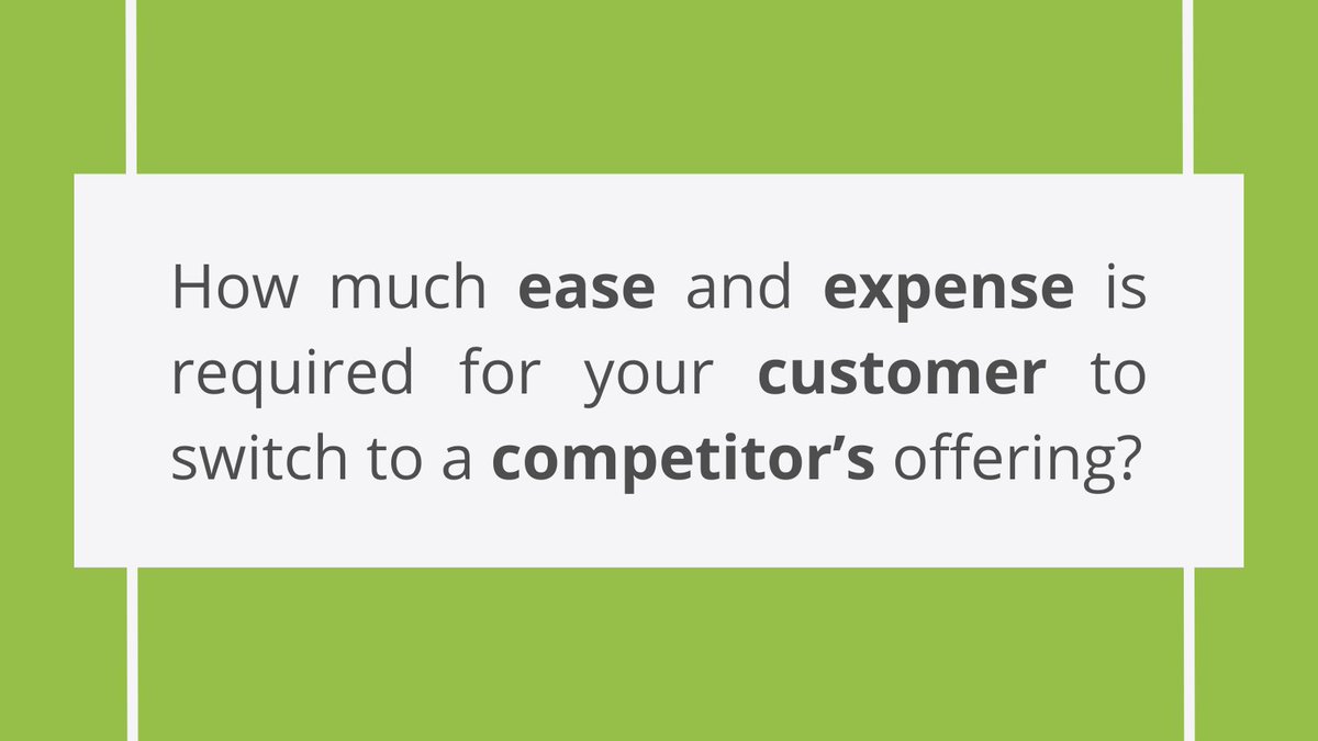 It is important❗ to understand product stickiness and #customer switching costs💰 to determine how your customer #values your product.
#CustomerExperience #CustomerService #CustomerEngagement #CustomerRetention