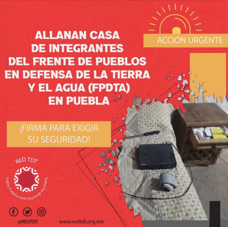 🧵#UrgentAction: Raid puts the lives of members of the Peoples’ Front in Defense of Land and Water at risk. 📢🚨<a href="/fpdtampt/">fpdtampt</a>