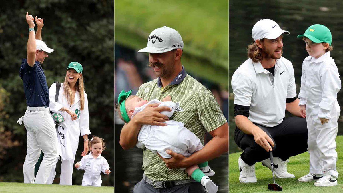 TheTruth1888's tweet photo. Watching the highlights of the Par 3 contest ahead of the Masters. All the wives and kids getting involved and having a shot too. 🏌️‍♂️ Superb viewing. What golf is all about. 👏 
#themasters 
#Masters2022 
#GolfLife https://t.co/2Q3qaL3iC5