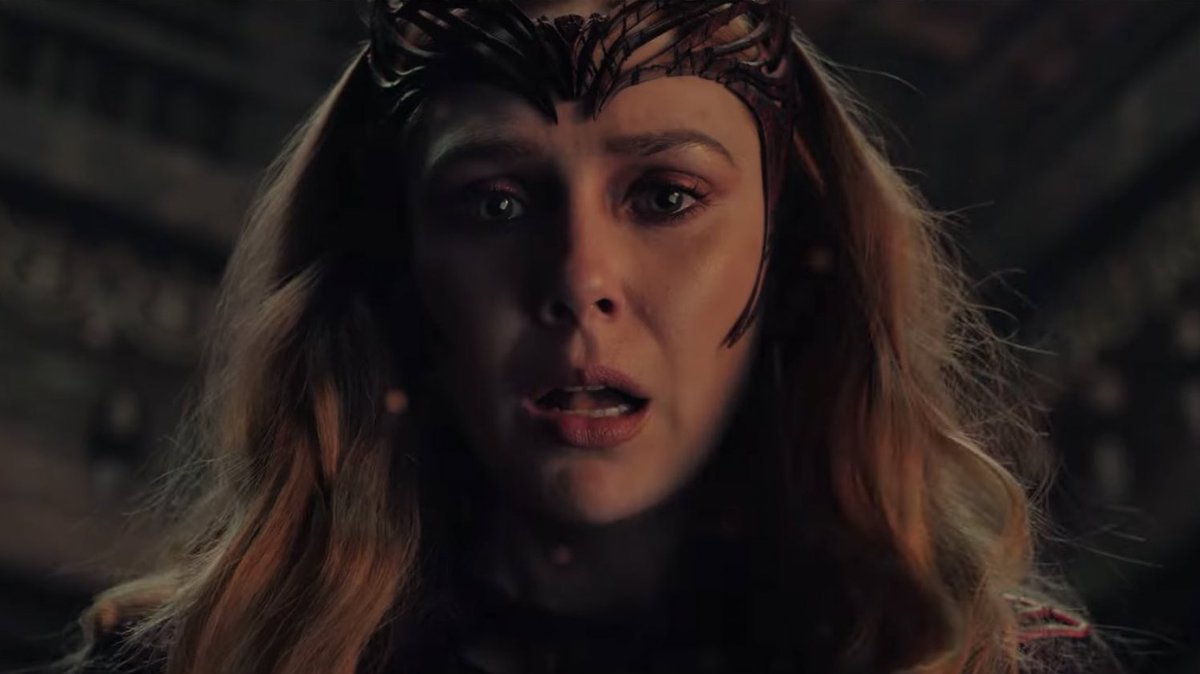 hannaeeliz's tweet photo. when kevin feige said they’re making multiverse of madness a horror movie he was actually talking about how wanda’s life is a real life horror movie https://t.co/9NzDq6AHcw