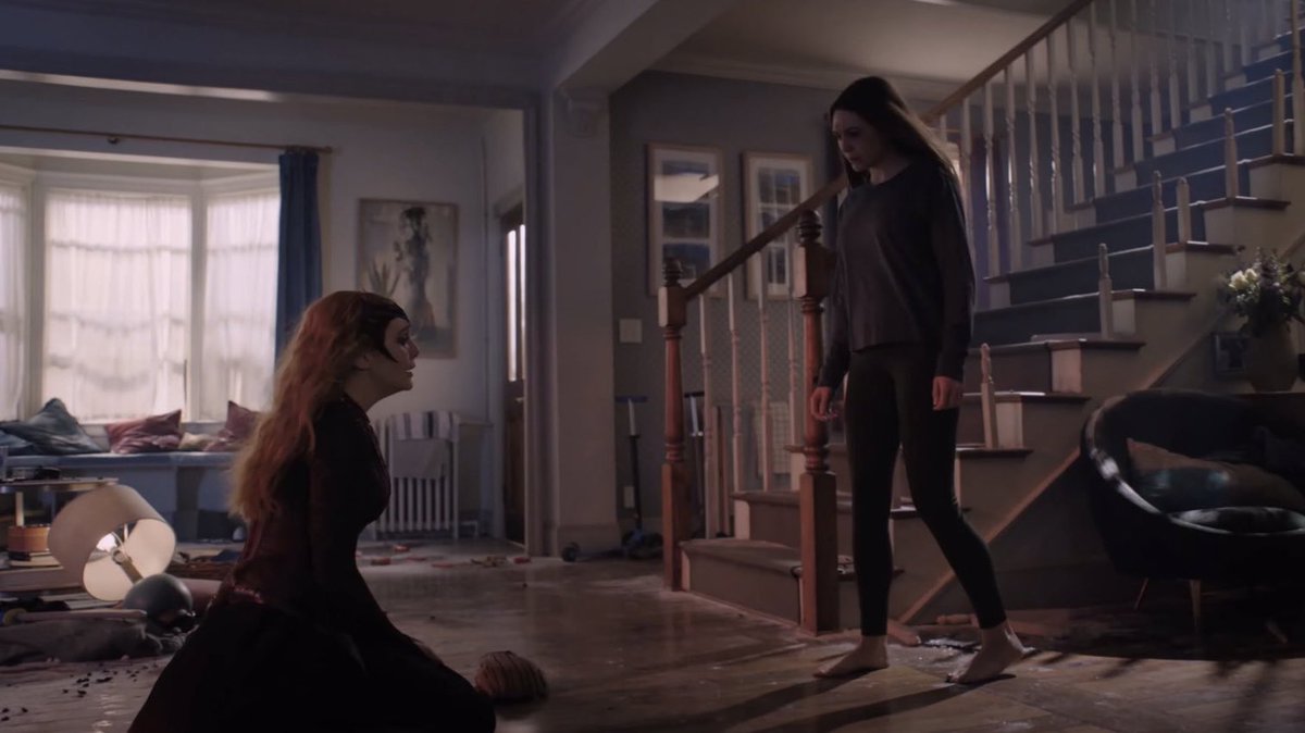 hannaeeliz's tweet photo. when kevin feige said they’re making multiverse of madness a horror movie he was actually talking about how wanda’s life is a real life horror movie https://t.co/9NzDq6AHcw