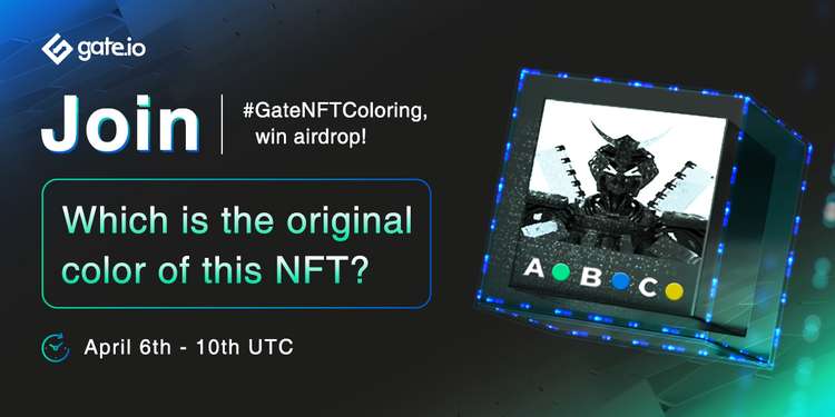 Complete this week's #GateNFTColoring🎨task to win an airdrop💰!

👉gleam.io/Pm5JV/gatenftc…

🕵️Hint: Meta Rim
❤️You can also be the artist!