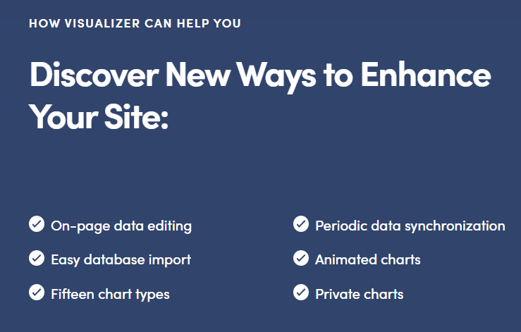 educatewp's tweet photo. If you’re looking for a plugin that’s great for data visualization, Visualizer by @ThemeIsle will be perfect for you. Visualizer helps you harness the power of your data to make it gorgeous and responsive. 
#Wordpress
#wordpressdesign 
#wordpresswebsite https://t.co/k8Xsye5Aq4