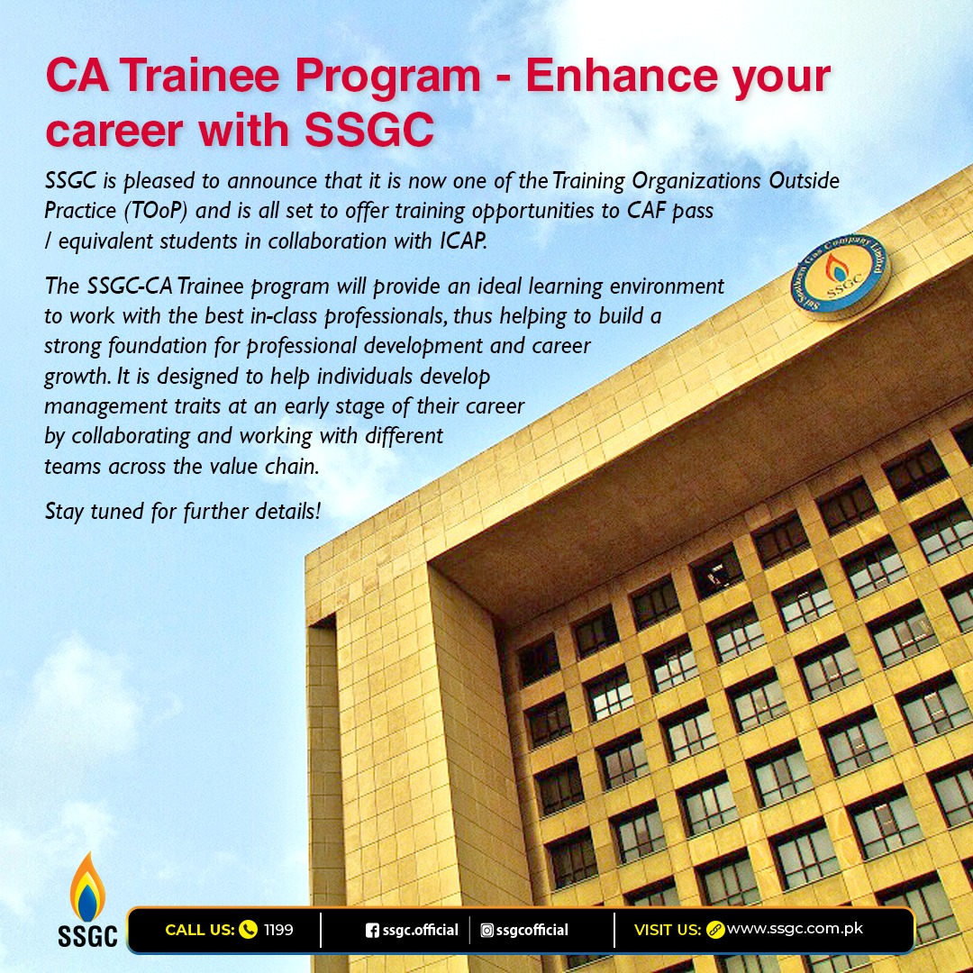 SSGC_OSP's tweet photo. #SSGCAlert #opportunity #Stayatuned for more updates https://t.co/8PahqvtA8X