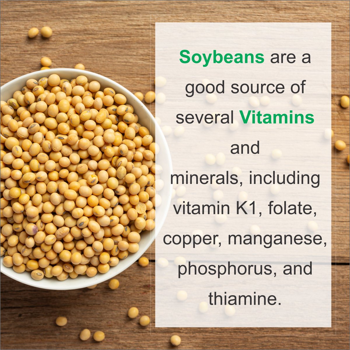 It is good for your health to eat soybeans. 
Source: iisrindore.icar.gov.in/fooduses.html
.
 #soyfood #vezlay
#dailydiet #goodfat #protiens #foodfunda #nutritionmatters #welovepeanut #loveforfood
#dailydiet #dietandfitness #nutrition #dietandexercise #healthyliving #healthyeating