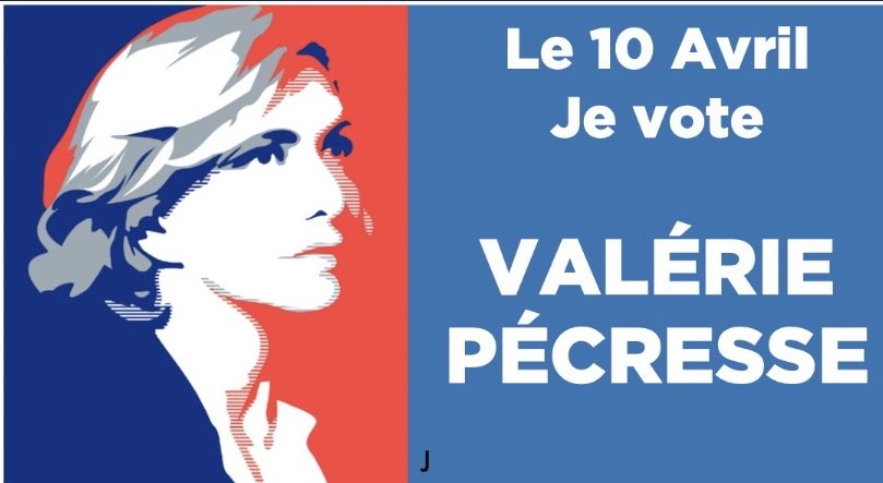 florencedesruol's tweet photo. Le 10 avril je vote @vpecresse. Elle est la plus solide. Elle a le projet le plus abouti pr remettre de l’ordre et redonner à la France sa fierté. Elle est entourée des meilleurs artisans du renouveau à droite #Lisnard #Bellamy. Enfin elle est soutenue par ⁦@FrancoisFillon⁩ https://t.co/eEYCqruQIk
