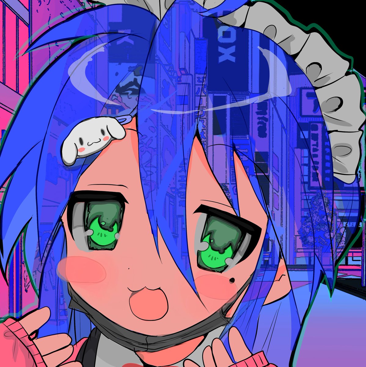 泉こなた 「#らきすた #luckystar 」|藻前まっく/momae macのイラスト