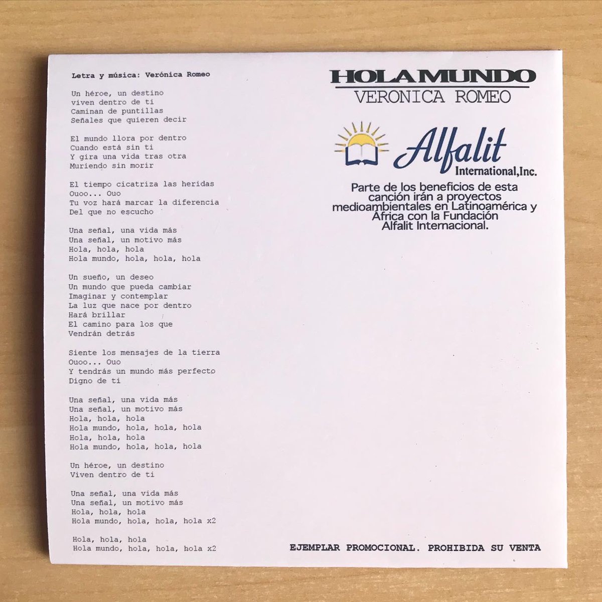 OtEnsenand's tweet photo. OT1 - Verónica - Single - Hola mundo (FanMade y Amazon) @veroboxmusic @veroclubdefans @verofanforever #veronica #vero #veronicaromero #romero #romeo #operaciontriunfo #ot #operacion #triunfo #ot1 #operaciontriunfo1 #veroot #veronicaot #veronicaromeo #holamundo #hola #mundo https://t.co/GRg7ROOvWW