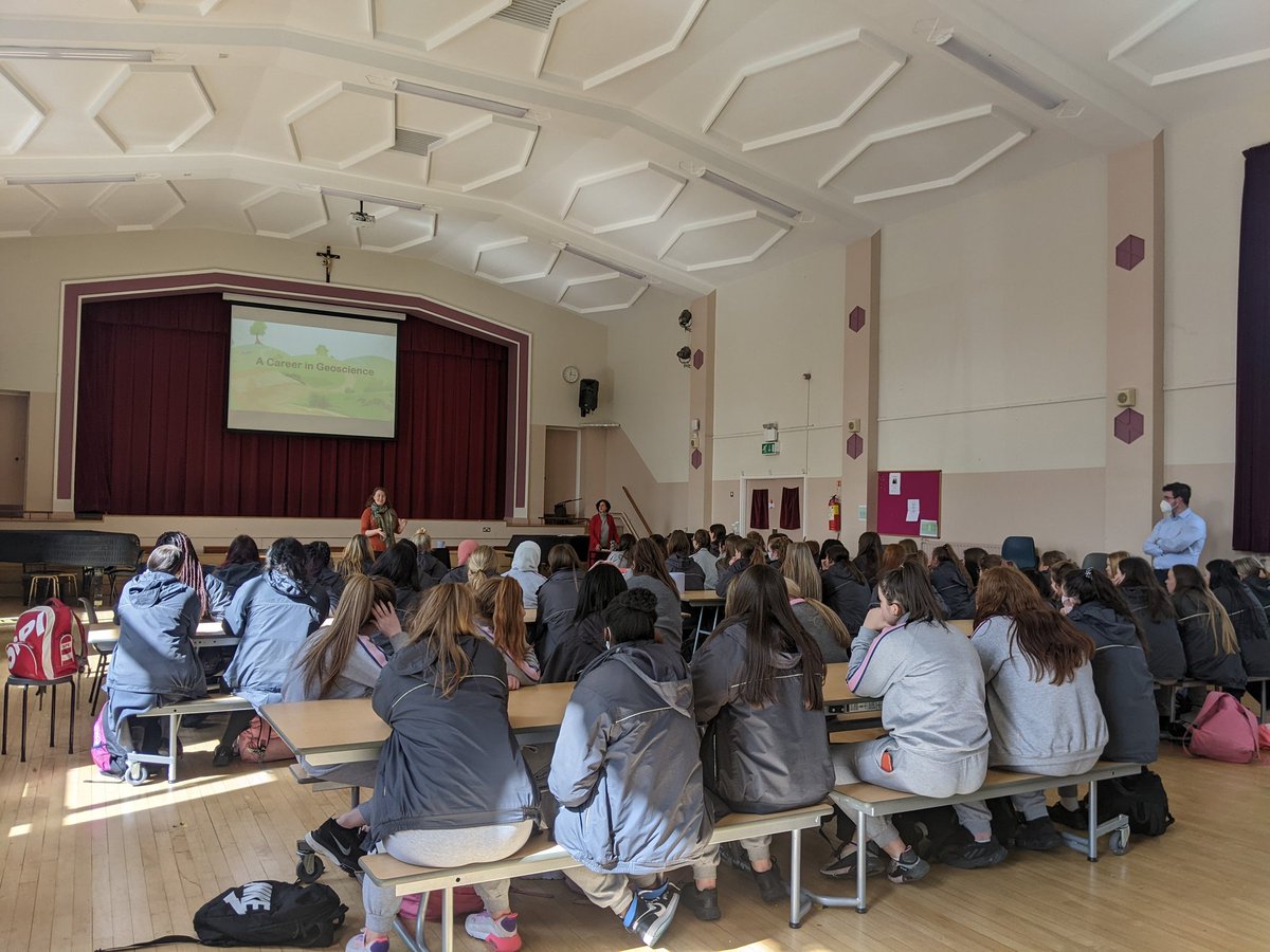 GuidanceMercyBe's tweet photo. Thank you to @iCRAGcentre @girlsingeosci for a wonderful talk today on Careers in Geoscience. Thank you to Mr Shehu for organising! @DPMercyBeaumont @OLMCBPrincipal @Mercy_Beau https://t.co/qxl2IFEi9z