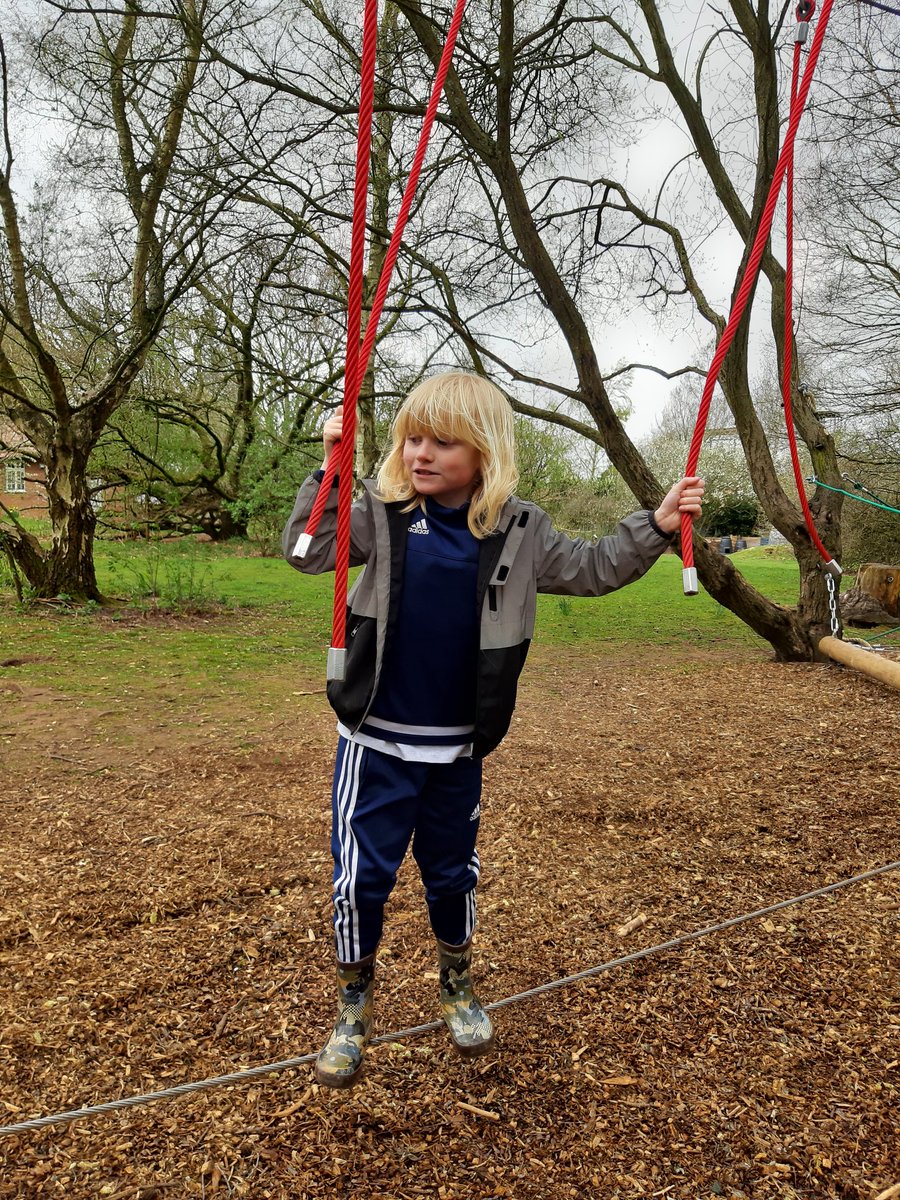 Stmattsprimary's tweet photo. Low ropes action for Year 2 https://t.co/UfWtYGBGND