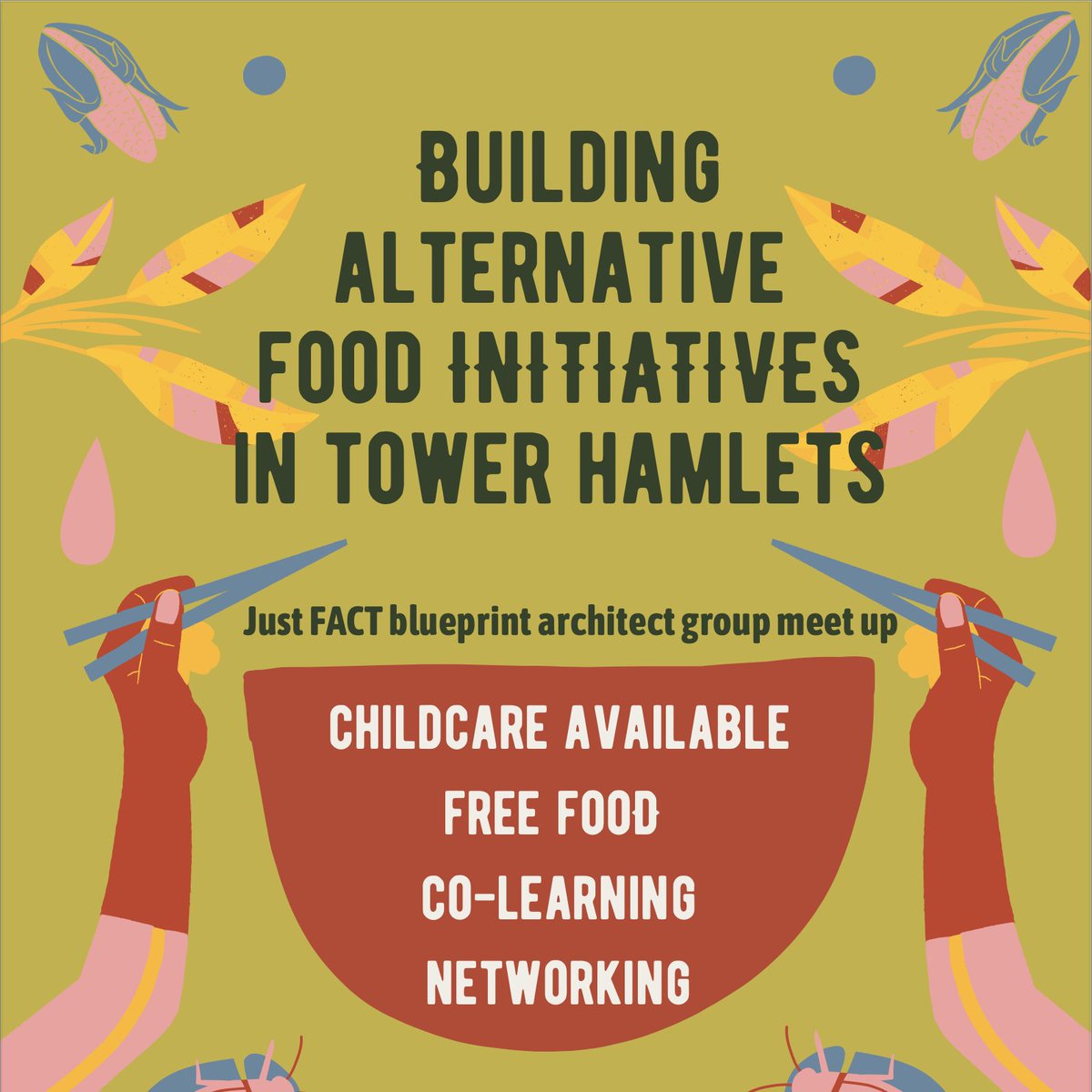 PlatformLondon's tweet photo. Excited to organise this event on Weds April 20th, 5:30-7:30 at the Teviot Centre. Bringing together local people to learn about food system alternatives and different structures/ economic models to make them come to life. w/ Dee Woods and Rokiah Yaman 🌻 Dm us if interested ! https://t.co/4Vgod1jWUG
