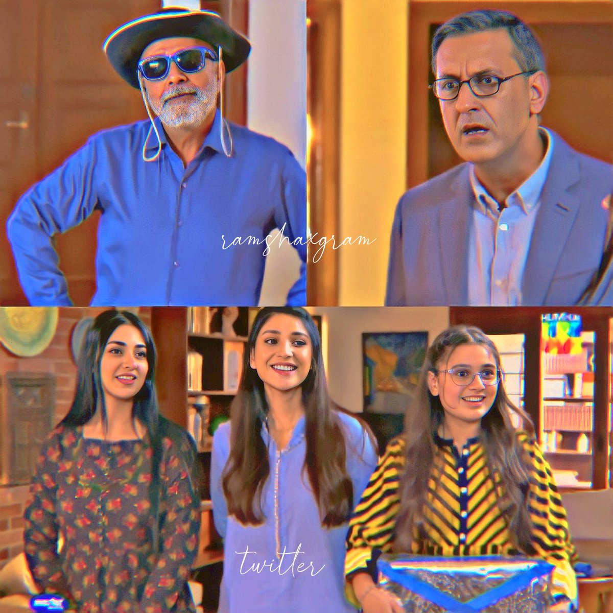 ramshaxgram's tweet photo. Daddu rock😎 professor shocked😱
Hahaha......😄❤
Btw trio is fully supporting their Daddu
Love the bonding💘
#HumTum #humtum #humtv #RamshaKhan #ramadaserial 
@ramshakofficial https://t.co/BbuDUyOj20