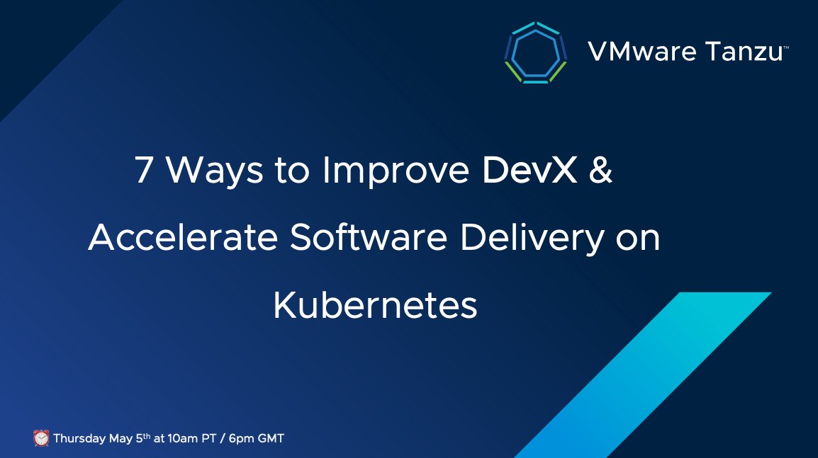 KeithRichardLee's tweet photo. Lucky number 7 ☘️

Join @benbravo73, @ryanabaker, &amp; @jamesurquhart on May 5th and we will show you 7 ways to improve #DevX and accelerate software delivery on #Kubernetes with #VMwareTanzu 

🎟️ https://t.co/6D8pGfVrRx https://t.co/Gj3Idug3fd
