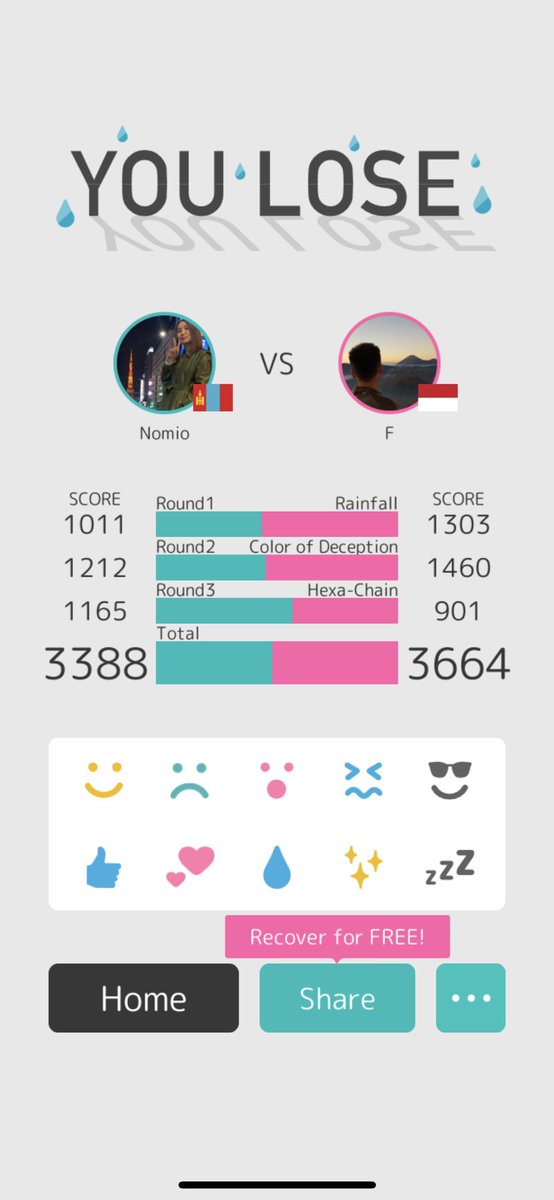 tnomindari's tweet photo. Hexa-Chain first time 1165. Having a battle with good player brings the best of me, even though I lost 3 battles in a row. Nice game. https://t.co/ruYu18CEfw
