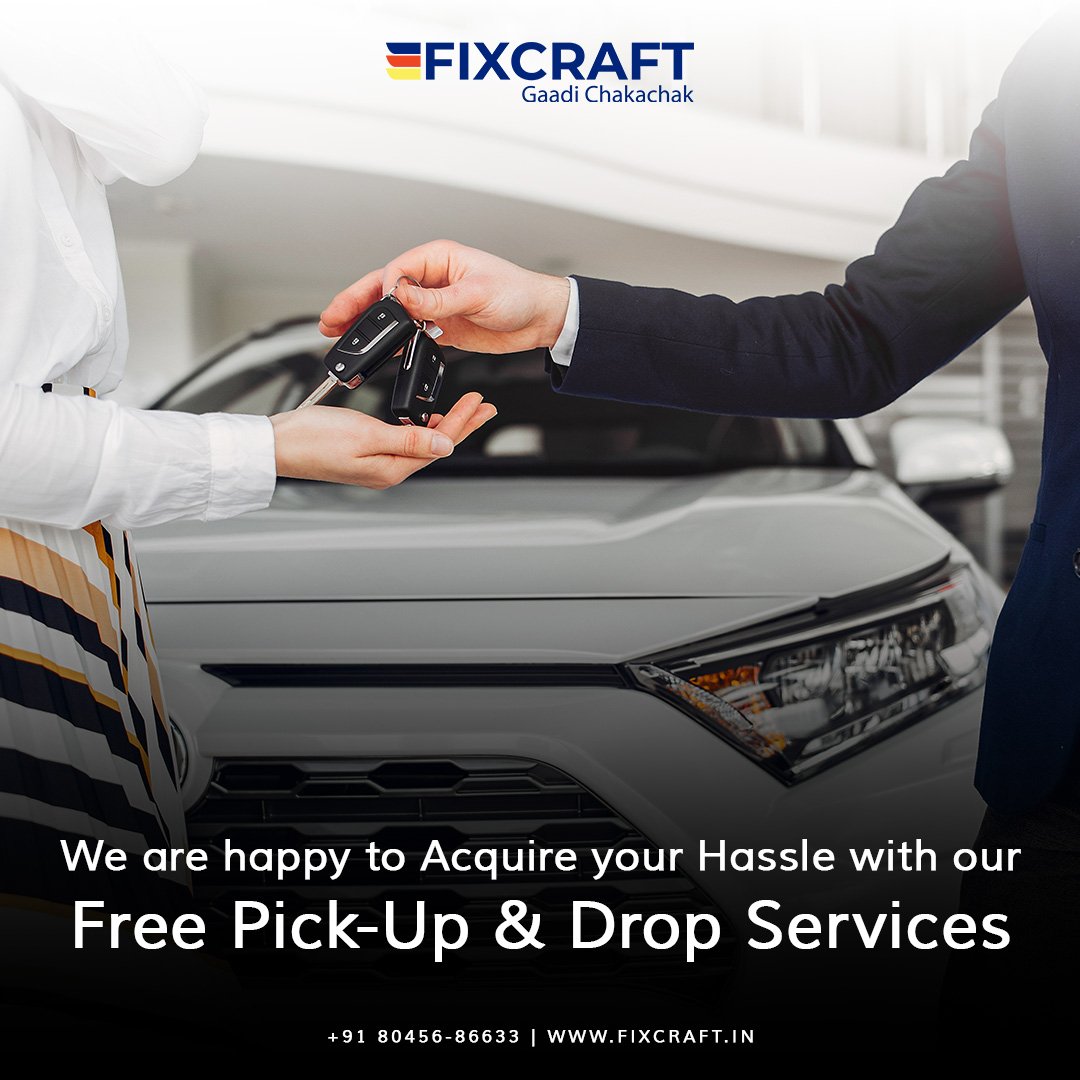 Fixcraft_in's tweet photo. Are you still waiting for a Sunday to get free and take your car for damage repair or periodic servicing? We suggest, don't compromise on your work and avail of our free pick up and drop services. 

#car #fixcraft #fixitwithfixcraft #gaadichakachak #Automobile #Maintenance https://t.co/RN7t65GZTN