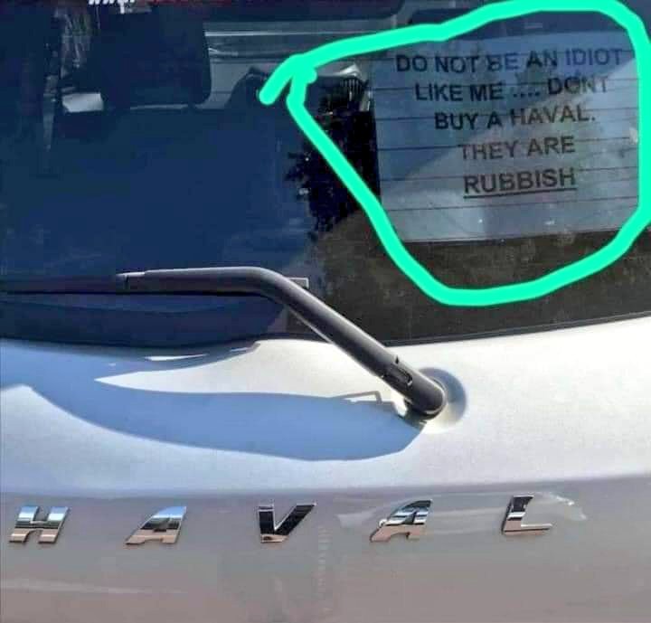 thuso_thelejane's tweet photo. Haval owners, come this side, is this true? https://t.co/5GurEqZPub