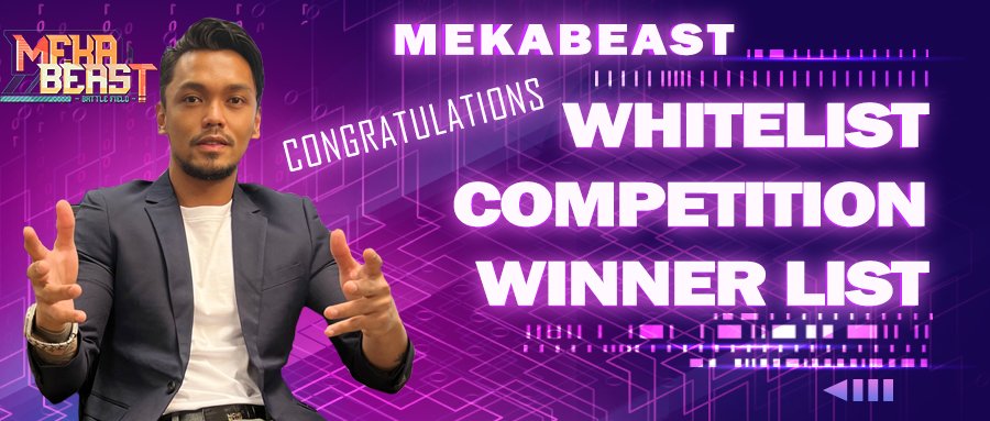 ProjectAIBeauty's tweet photo. Our second round of whitelist competition is over! Here is our list of winners! All whitelisted users will have the opportunity to participate in our pre-sale! https://t.co/ilVZhxCRK7