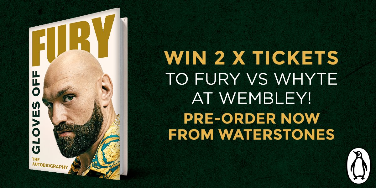 Tyson_Fury's tweet photo. And for a chance to win a pair of tickets to see me smash Frillian Whyte’s face in, pre-order a signed copy of the book at Waterstones: 
https://t.co/B6gkofXy13 

Thank you and God Bless x https://t.co/o9G58CxSKU