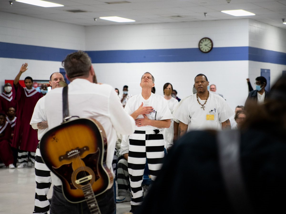 prisonfellowshp's tweet photo. “Well, this concert was new for me, but I enjoyed it and when I read a little of the [Inside] Journal. I really liked the messages that it gave us ... I'm going to start reading the bible now and try to understand it too.” #hope #hopeevent #incarceration https://t.co/lsQHSgeqad