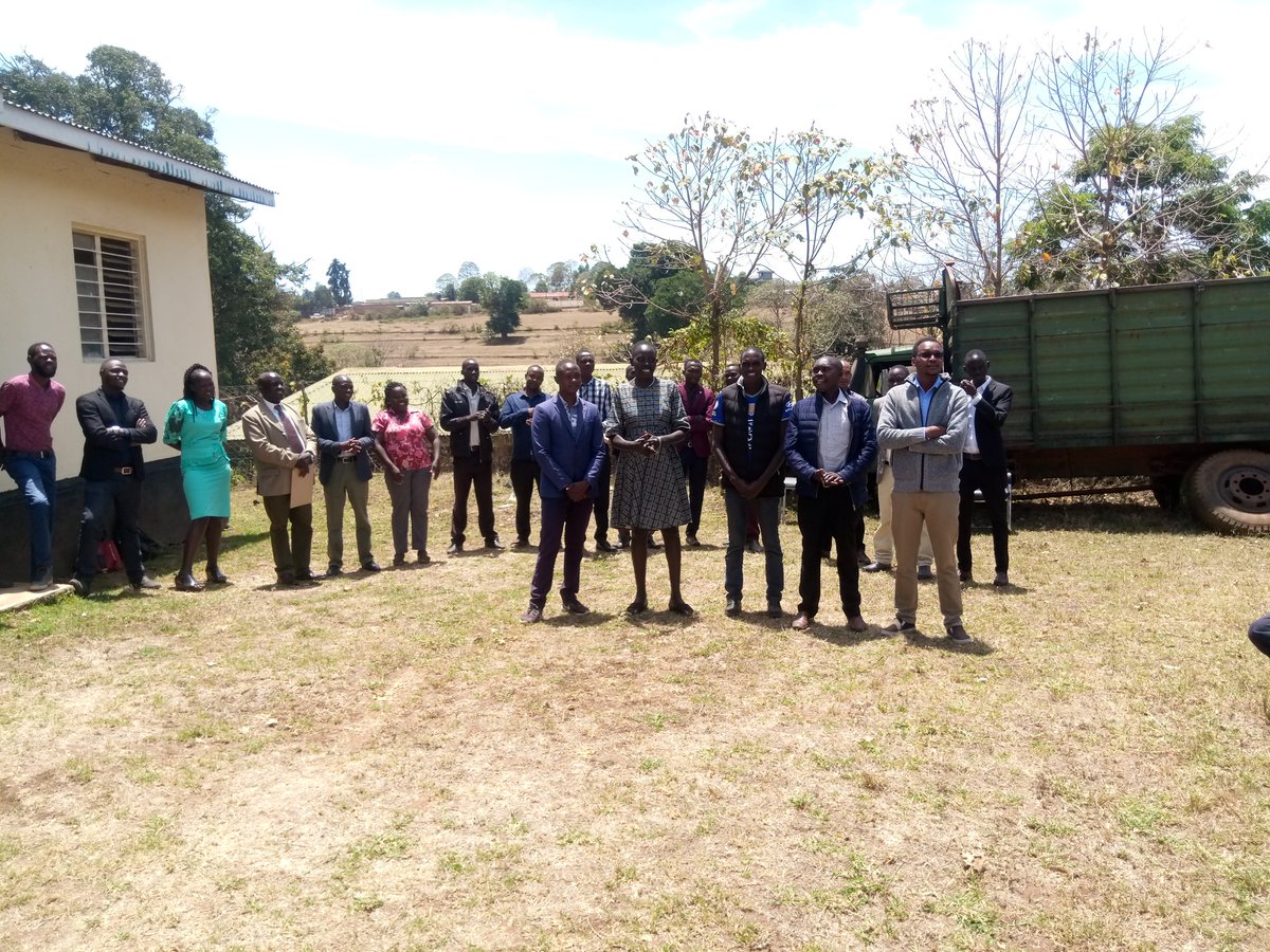 MinistryWest's tweet photo. Chief Officer Water and Natural Resources Miss Milka welcoming newly appointed CEC Mr. Charles and staff from different departments in the Ministry. https://t.co/1NpHwG5FSv