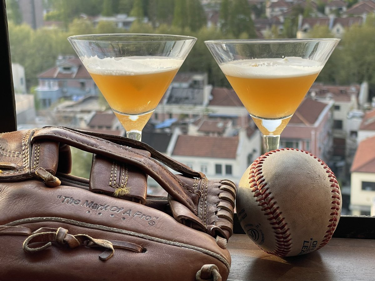 TMK_TinaManiK's tweet photo. #ShanghaiLockdown Cocktail Hour, Day 7: The Demon Hyde, in honor of #OpeningDay. Demon was the bouncer/manager at Shanghai’s Del Monte nightclub in the 1930s, and a fine baseball player-the Babe Ruth of Shanghai. More on Demon in #CityofDevils by @chinarhyming ⚾️ https://t.co/5WbT1eBUp6