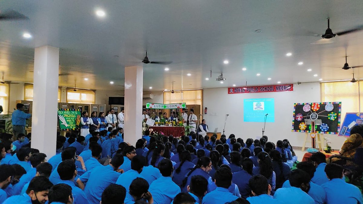 IMPORTANCE OF HYGIENE

Using mdms lk PPT, skit and quiz, sts of XII snstsd one nd all on all aspects of hygiene. Thr effrts wr lauded by one and all.