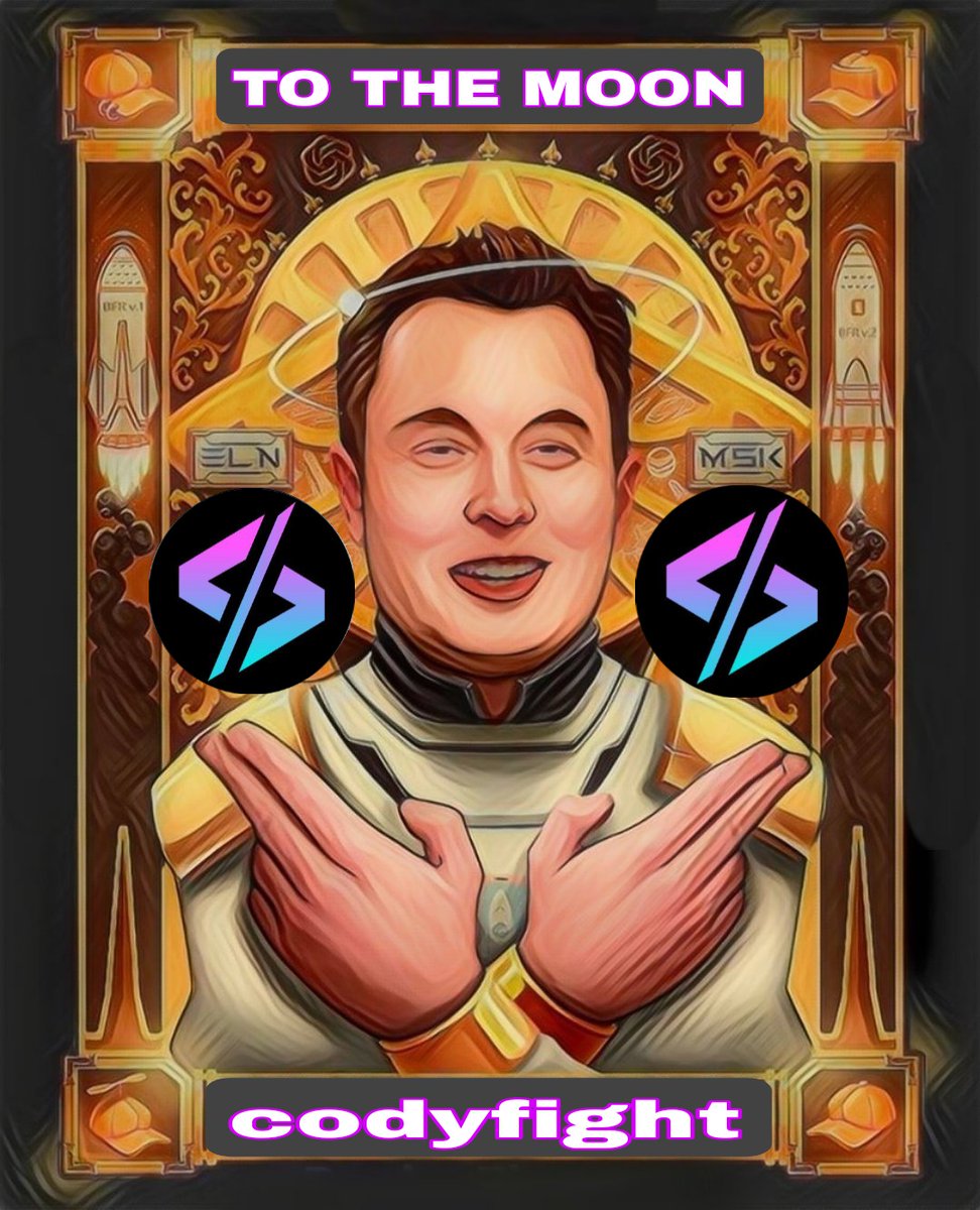 <a href="/codyfight/">Codyfight</a> <a href="/elonmusk/">Elon Musk</a> My entry 😊
#Metaverse #NFT $CTOK #NFTgame #GameFi #Contest