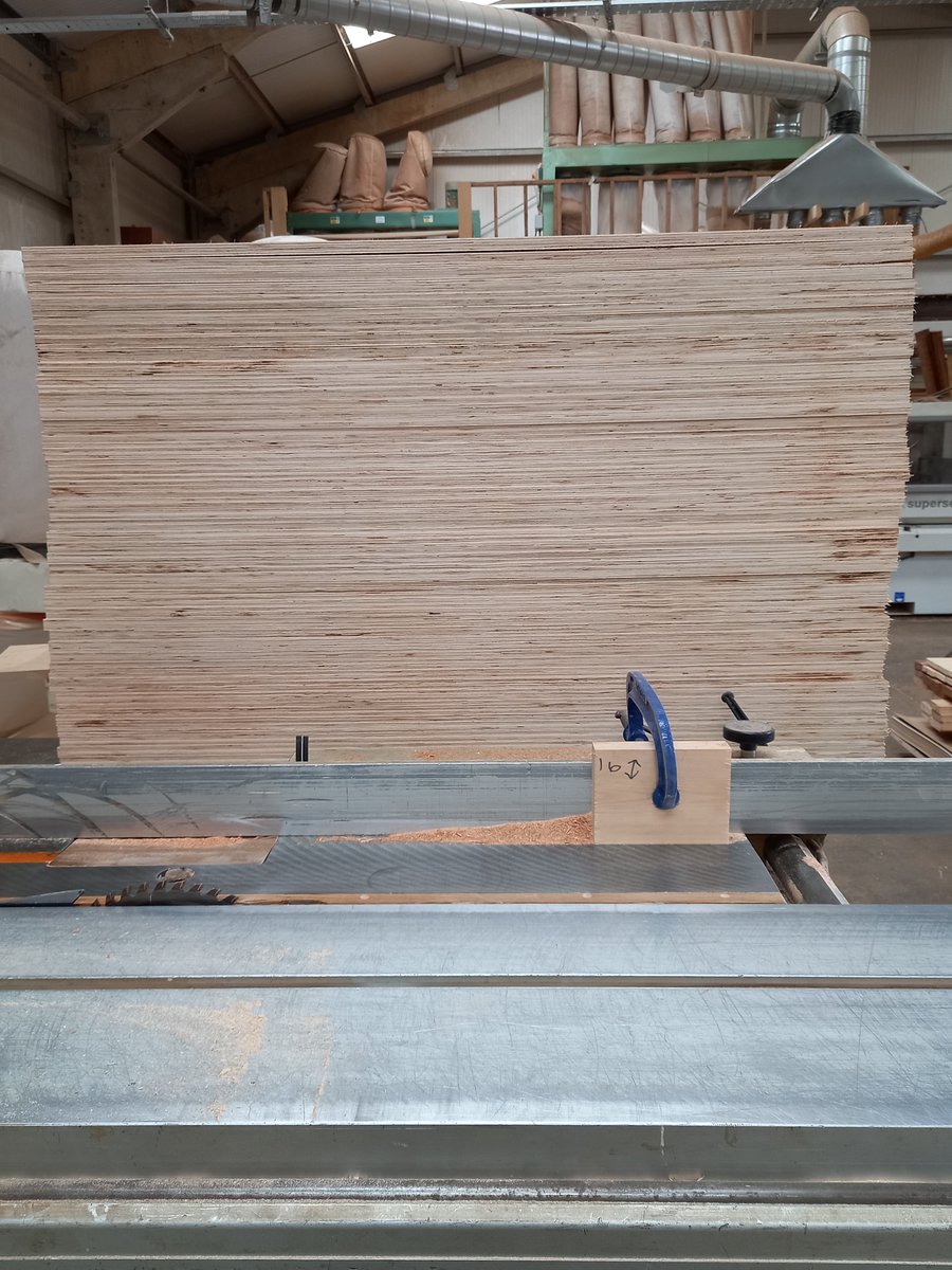 firtreetimber's tweet image. Another #bespoke order is cut and ready for delivery! Fifteen sheets of 18mm #hardwoodply cut to 240 lengths 148 x 1220mm. This is a regular order for a government services client who will use them to construct bird boxes. Whatever your project, contact us first! #joineryworkshop