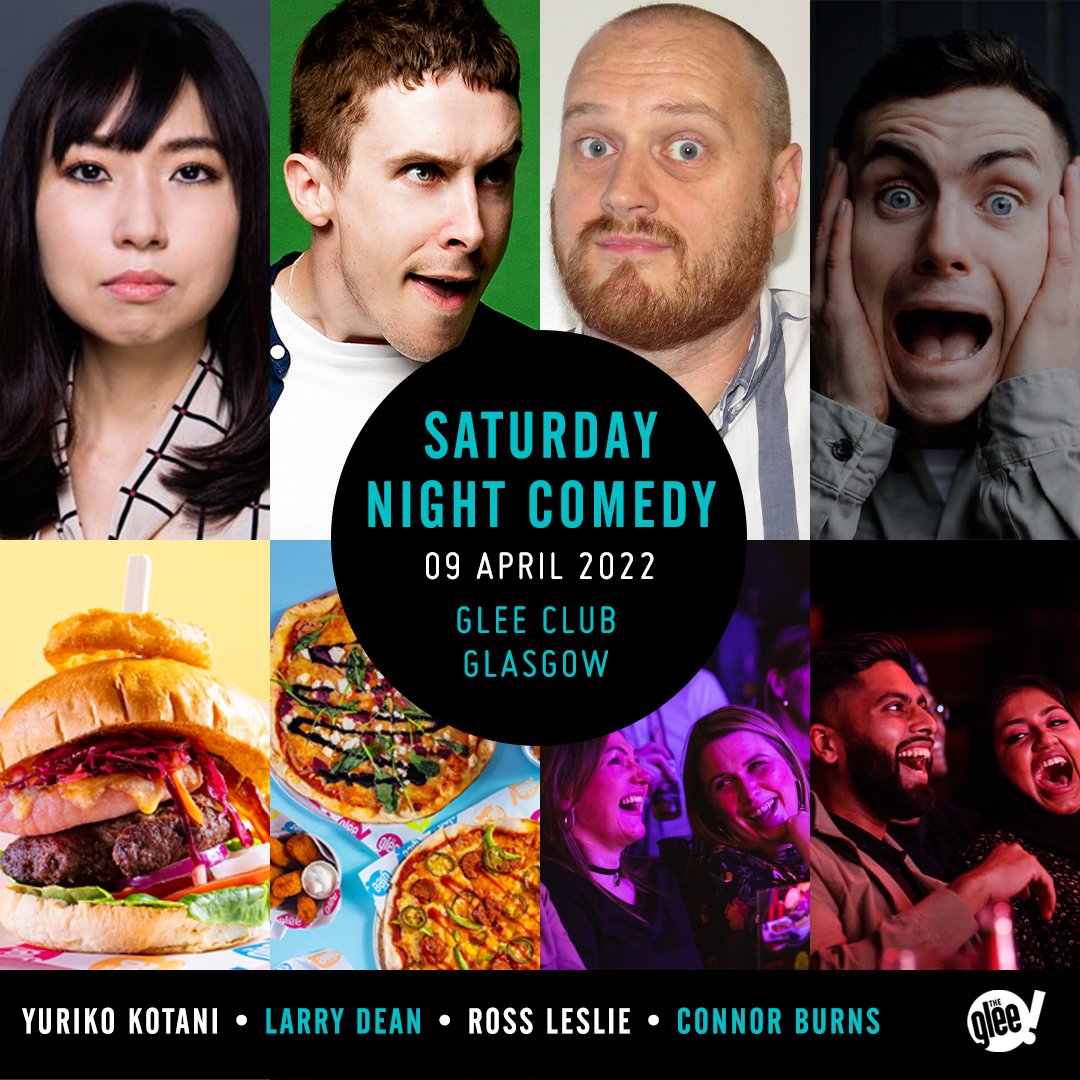 Treat yourself to an evening of rib-tickling comedy at The Glee Club this weekend!

Just check out this line-up:

⭐️ <a href="/YurikoComedy/">Yuriko Kotani</a>
⭐️ <a href="/LarryDeanComedy/">Larry Dean</a>
⭐️ <a href="/ConnorBurns3/">Connor Burns Comedy</a>
⭐️ <a href="/DeagePaxton/">Deage Paxton</a> (Fri)
⭐️ David Cuthbertson (Fri)
⭐️ @RossLeslieComic (Sat)

Tickets 🎟 bit.ly/GlasgowWeekend…