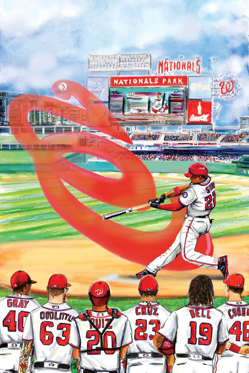 washingtonpost's tweet photo. Juan Soto begins the 2022 season as one of baseball’s brightest stars. 

He’s trying not to act like it. https://t.co/Hij8bmYbWE https://t.co/GzW516eXyn