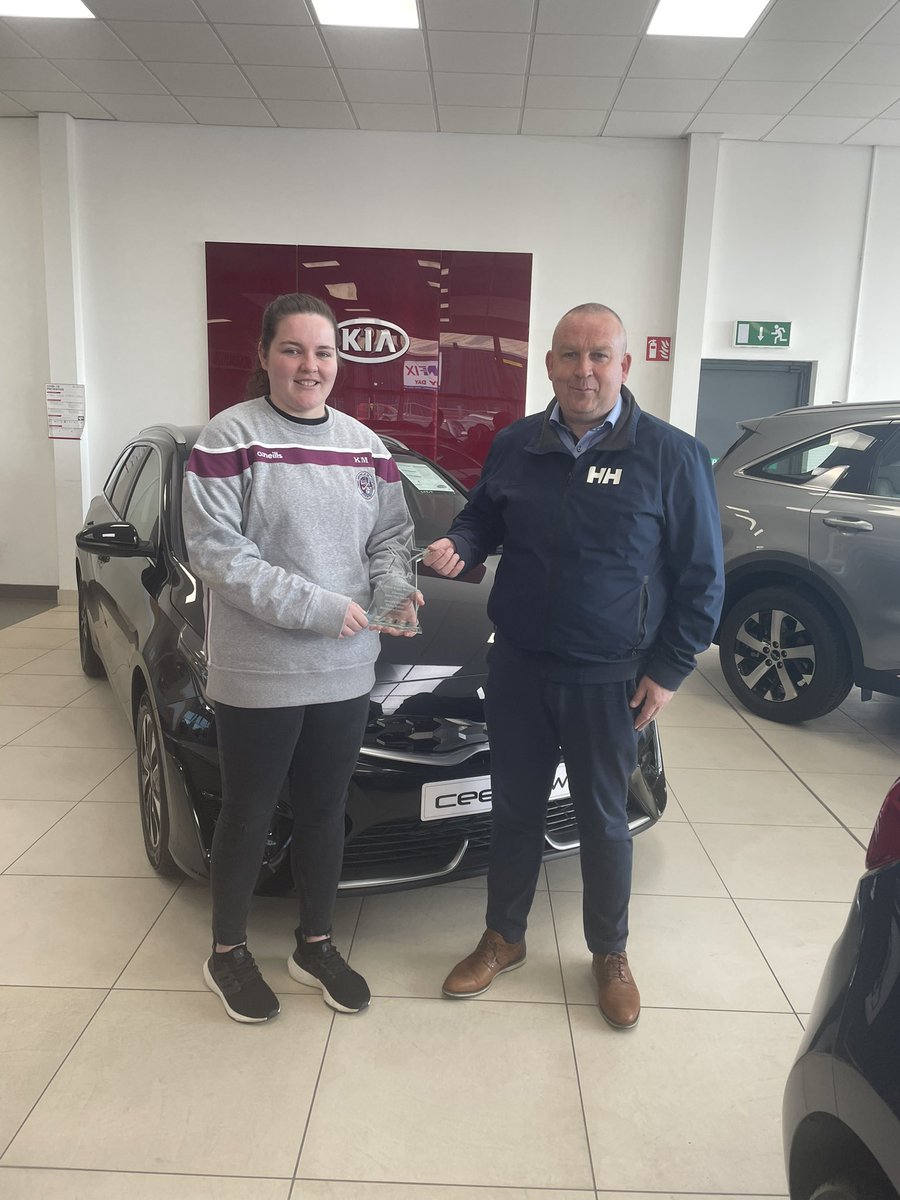 DavidBuggyMotor's tweet photo. Congratulations to Kirsty Maher, winner of January’s David Buggy Motors/KCLR sports award for January. 

Kirsty was Dicksboro Camogie’s Goalkeeper and was outstanding in her performances in their Leinster campaign. 
Well deserved Kirsty ⭐️
@DicksboroGAA @KilkennyCamogie https://t.co/tYIzdJCnDz