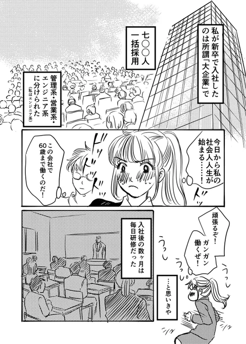 初めて働いたあの日から 1/2
〜新入社員の方に伝えたいこと〜

#漫画が読めるハッシュタグ
#エッセイ漫画 #コミックエッセイ 