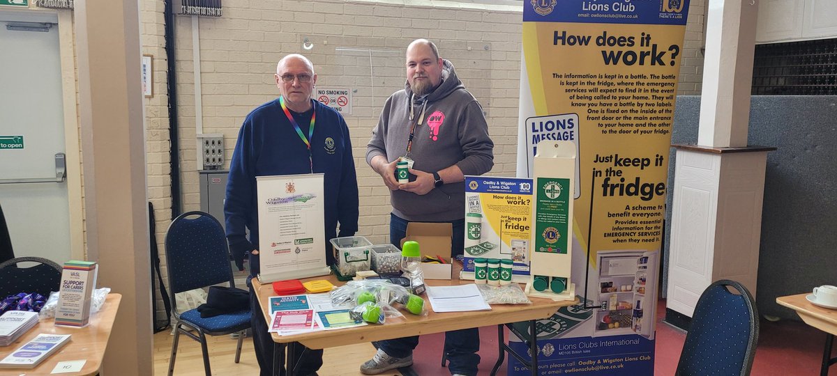 OWCommSafety's tweet image. We're set up at the Wigston Safety First event, running today 12:30 - 15:30 at the Wigston Liberal Club. Lots of partner agencies present with great advice and freebies! @vaslonline @ActiveOadbyWigs @Oadby_Wigston @LFRS_CommSafety @LeicsCountyHall