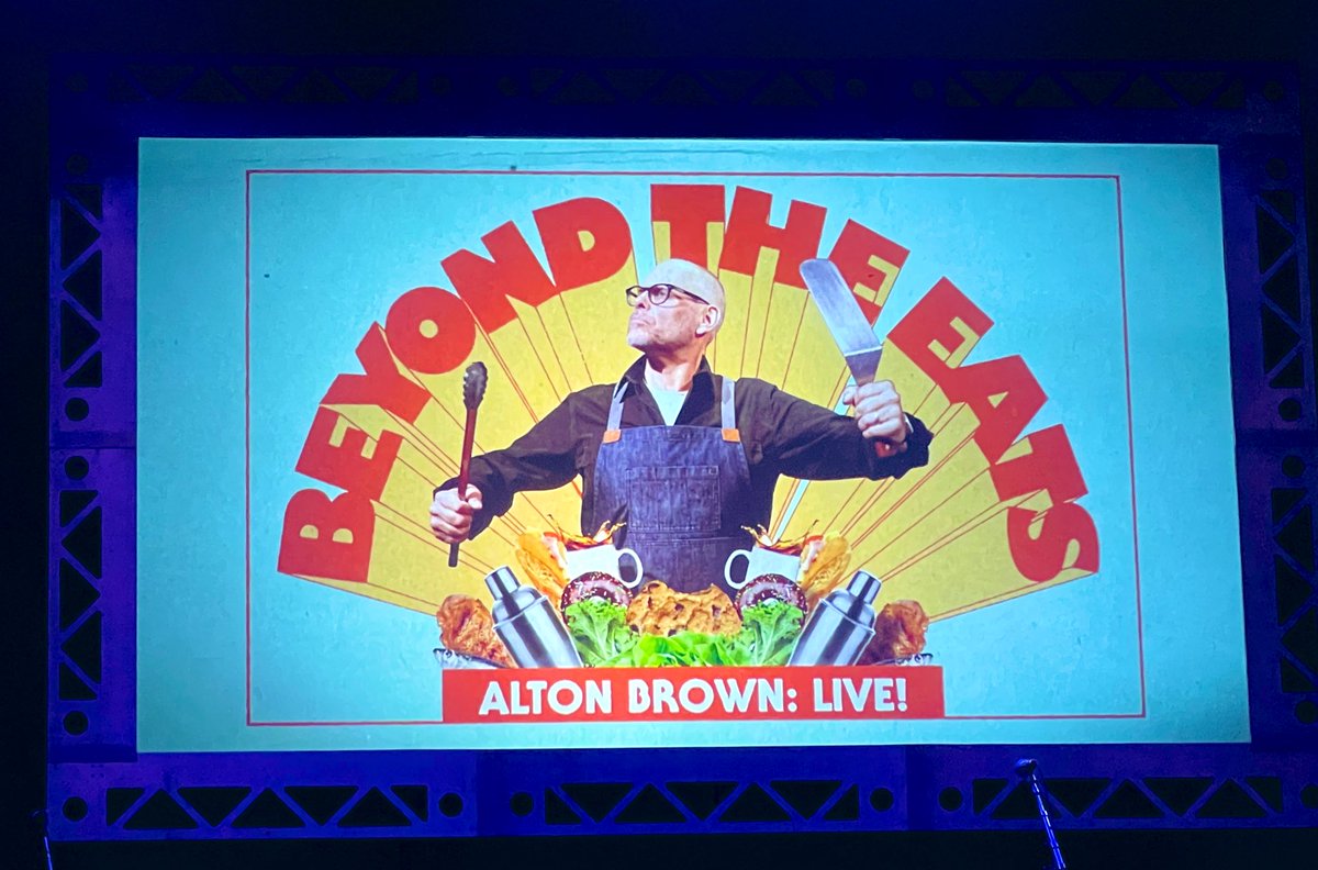 RockFootClaw's tweet photo. @altonbrown thank you for the great show in Buffalo last night! It was fantastic, I don’t think my family or I stopped laughing!!! #BeyondTheEats https://t.co/D7o2tQktjQ