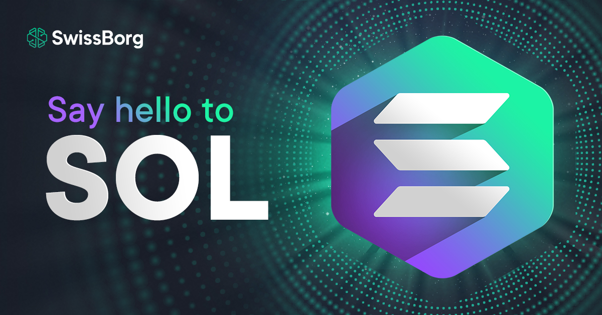 🎆 We're delighted to announce the long-awaited listing of $SOL of the <a href="/solana/">Solana</a> blockchain💃🏾
👫🏽 Create #SOL exchange pairs exclusive to the #SwissBorg Smart Engine
⚡ Harness the power of 5 exchanges for best rates
🙌🏽 Download our app to invest in $SOL: swissborg.com