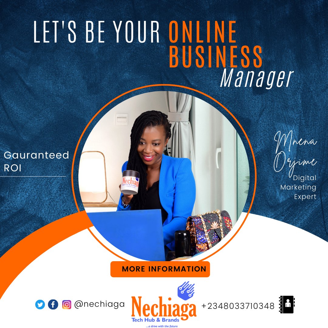 Nechiaga_'s tweet photo. Your business is doing great but seriously needs a stronger ONLINE PRESCENCE!

Allow us at NECHIAGA TECH HUB AND BRANDS to make that happen😁

We creatively put you on the SpotLight ahead of the competition!
 #business #tech #digitalamarketing 
 #socialemediamarketing https://t.co/rFob7odW6c