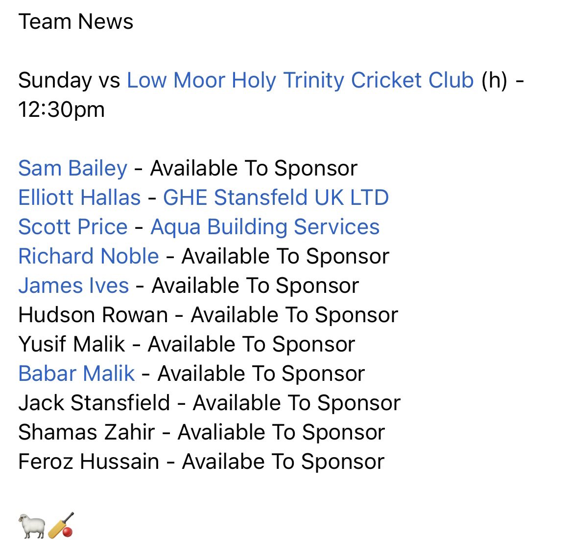 Cleckheaton Cricket Club tweet media