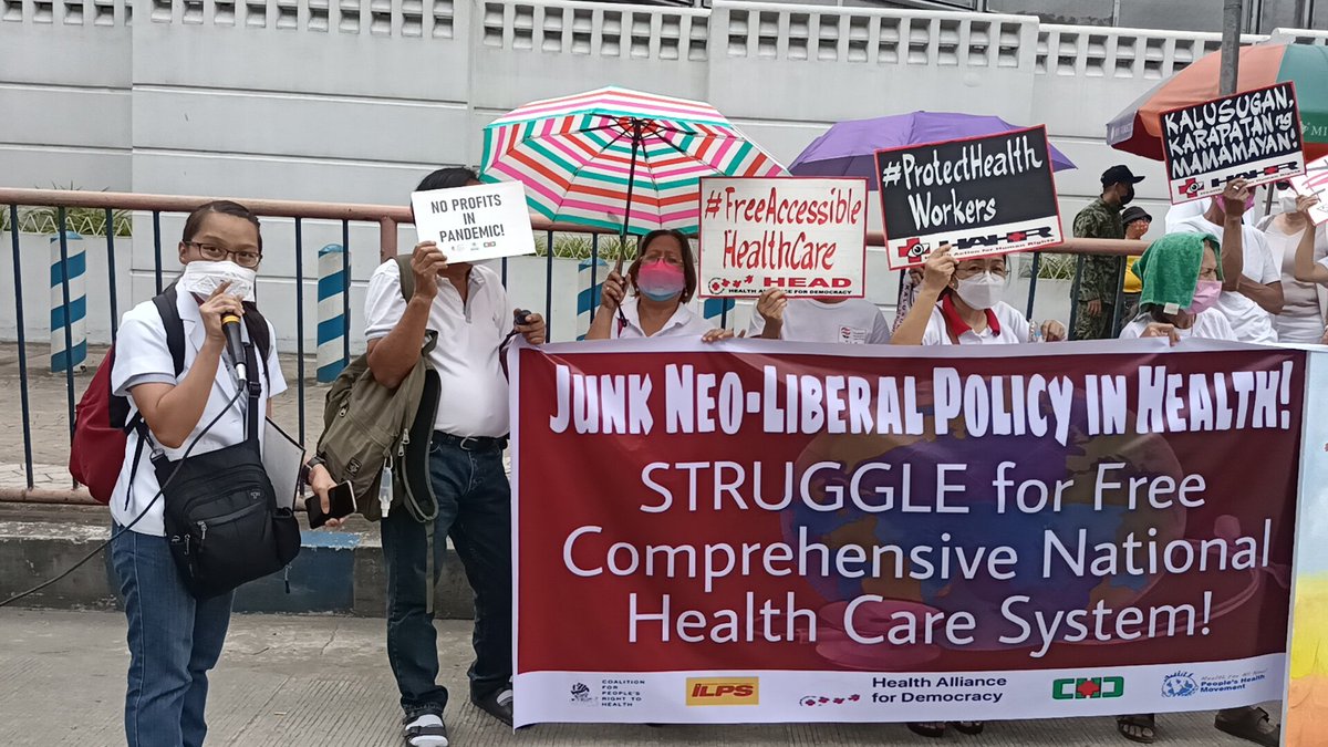 cbhpchd's tweet photo. as well as  other health groups for today's commemoration of the #WorldHealthDay2022 outside the office of the World Health Organization Western Pacific Region in Manila.  [2/3] https://t.co/zBrjgHrKAb