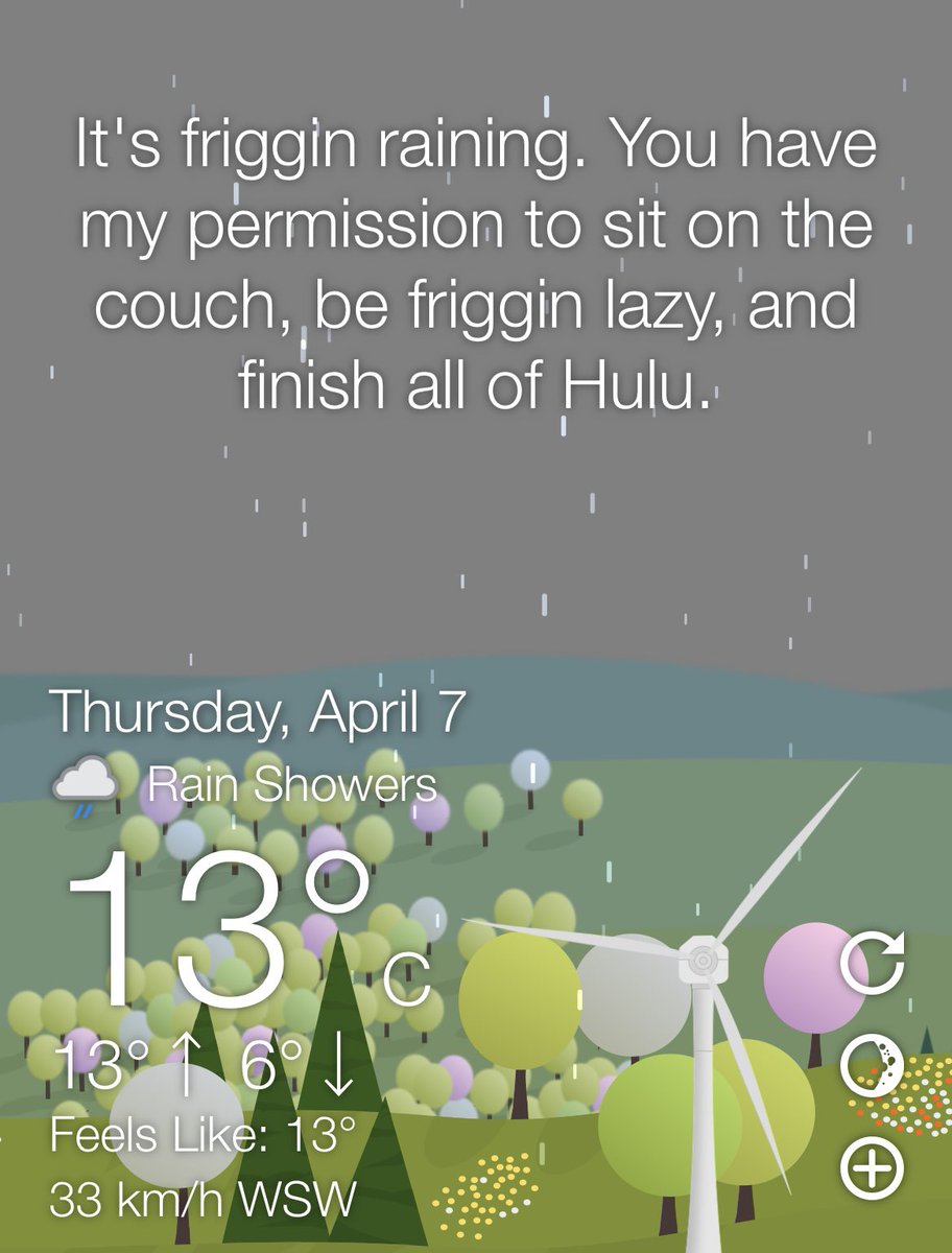 C_Kitten85's tweet photo. I laughed so much about the first weather app and agreed totally with the second one!!!🤣👍 #WTForcast #carrot #weather #rain #stormywind https://t.co/XLEcO1mbrE