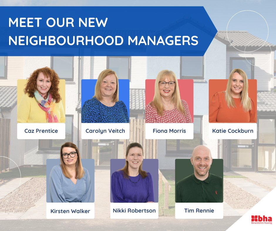BHACommunities's tweet photo. We have supported our customers and local community for many years and are always looking for ways to improve the services we offer.  As part of this we are delighted to introduce our new team of Neighbourhood Managers.

https://t.co/6RdXJJkh5p

#TeamBHA #BHACommunities https://t.co/QEhBdNoWFo
