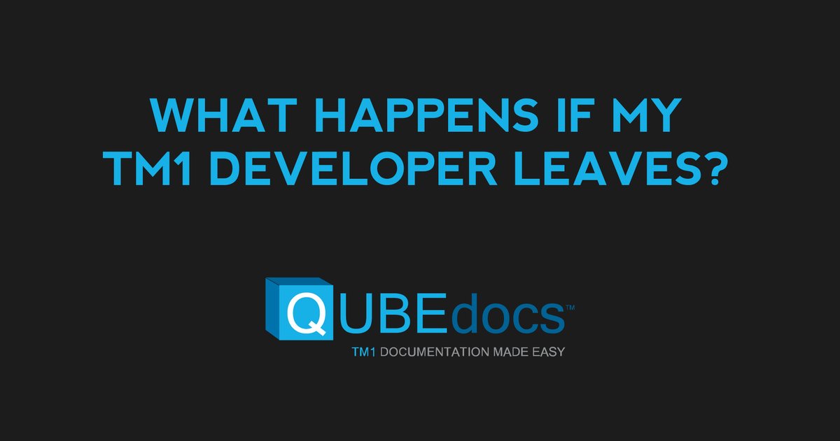 qubedocs's tweet image. Losing a key team member can test even the strongest of teams. Losing a TM1 developer can be disastrous to any company. Read more about what happens if your senior TM1 developer leaves &amp;gt;&amp;gt; ow.ly/mhwF30rFnkD