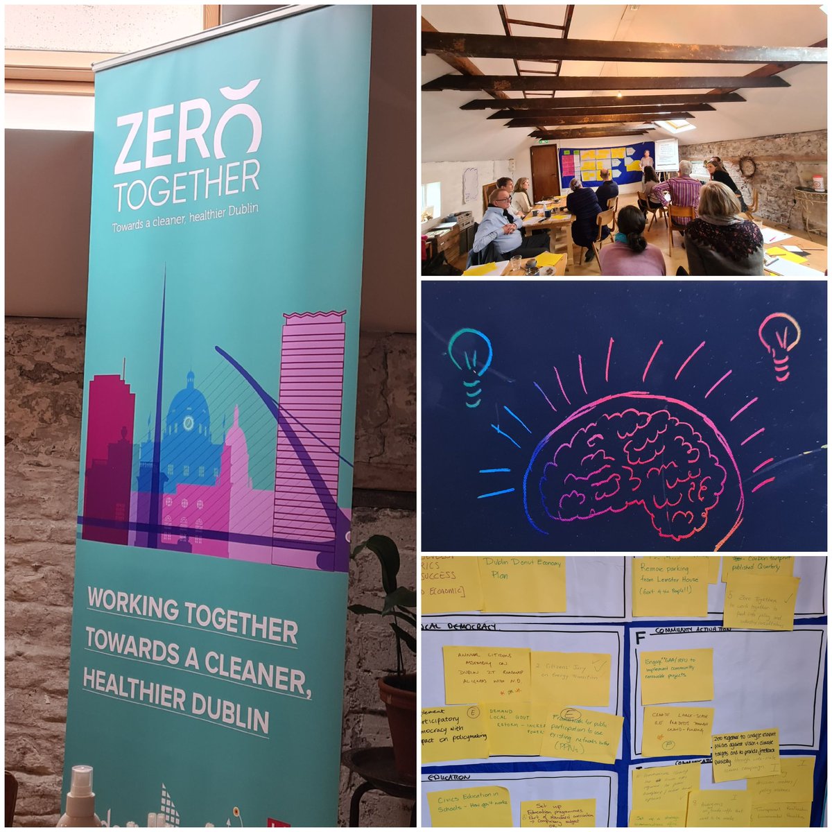 DublinCARO's tweet photo. One of the first workshops away from the screens in two years for the @CodemaDublin #ZeroTogether and it was refreshing ! Lovely venue in the #Fumbally stables #climateaction π https://t.co/O9ouhzijYd