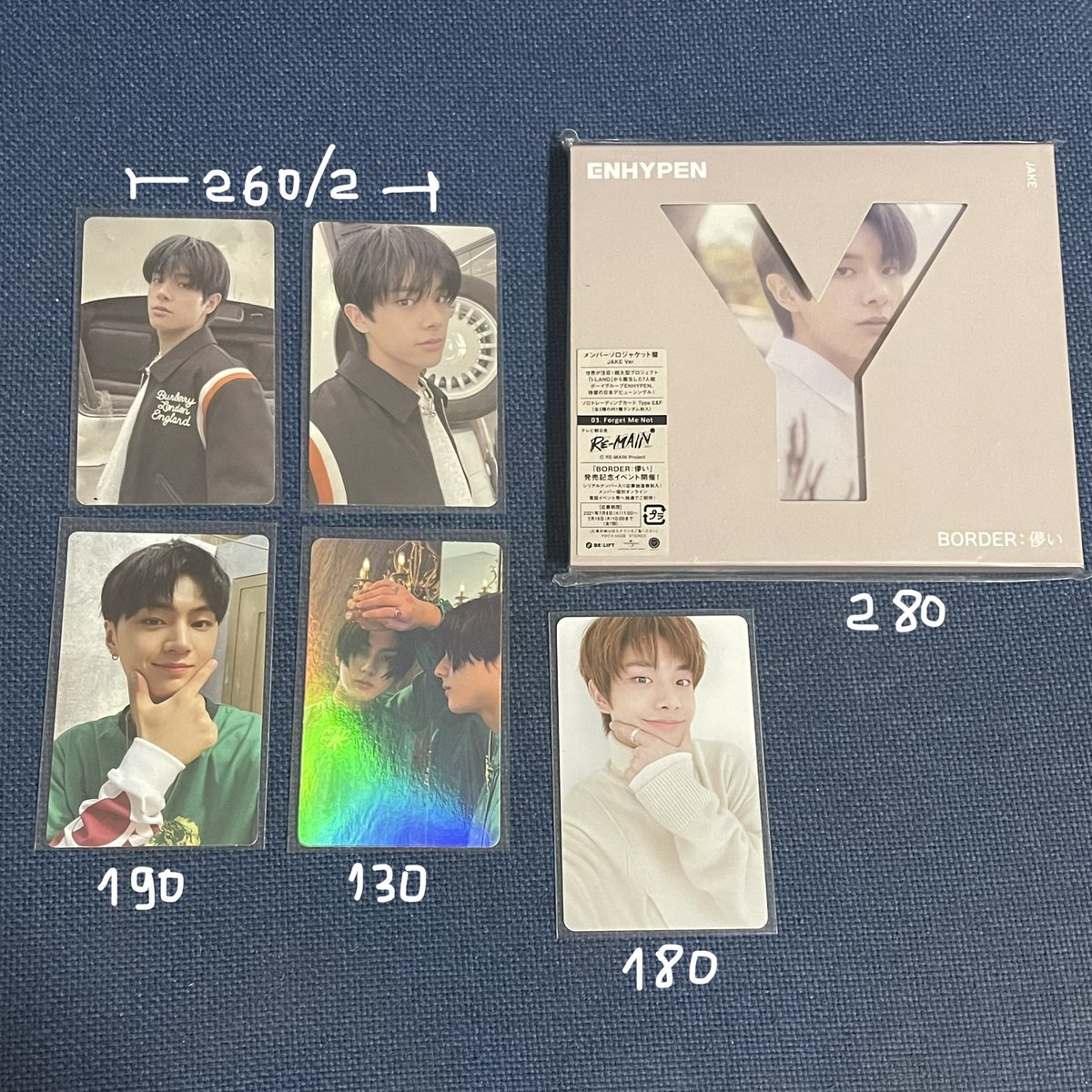 beyourbaecon's tweet photo. ส่งฟรี🎀
เจค down 2 ใบ 260
เจค ssgt 2021 180
���ั้มเปล่า solo jacket เจค 280
เจย์ charybdis 190
จองวอน scylla 130
#ตลาดนัดenhypen #ตลาดนัดengene https://t.co/5YOuZDpdiK