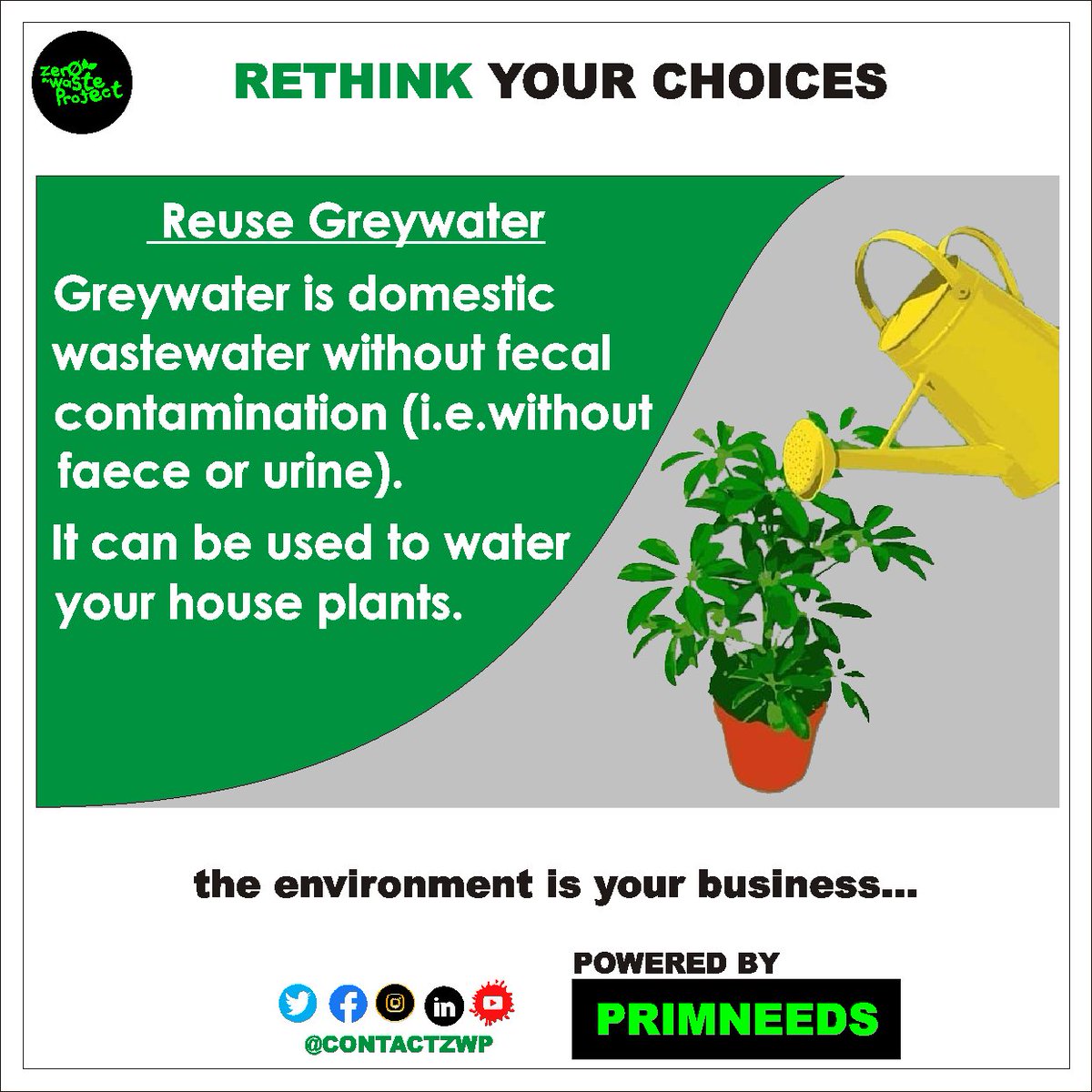contactzwp's tweet photo. Still on how to prevent burning/dumping of refuse in drainage and waterways, in march we looked at how rethinking our choices could help us avoid waste. #ZeroWasteProject #SDGs #PeoplebeforeProfit. https://t.co/mT5DwddSX4